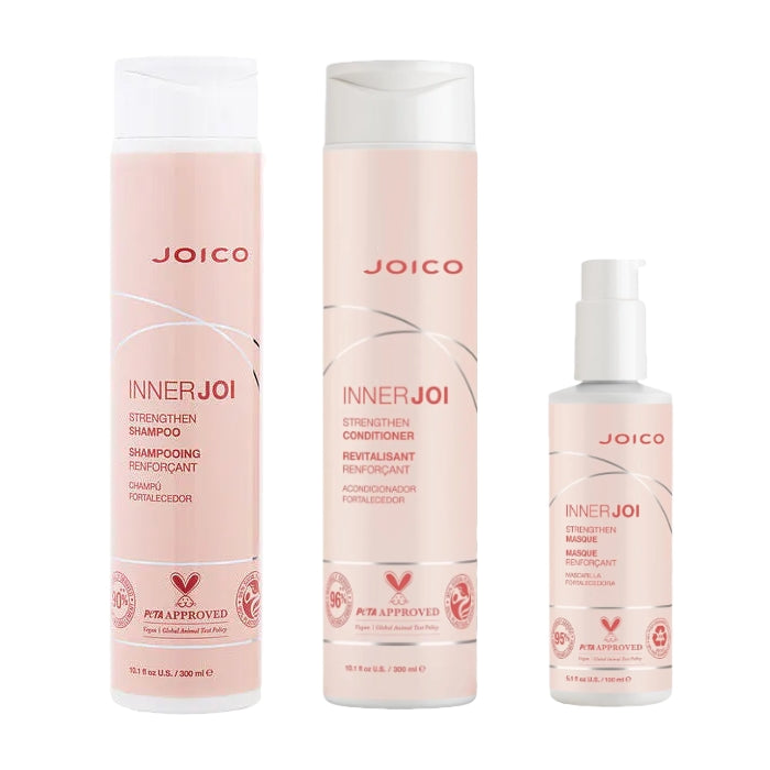 Joico InnerJoi Strengthen Shampoo, Conditioner & Masque Trio - Salon Warehouse
