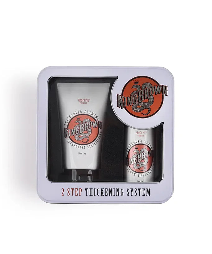 KING BROWN 2 Step Thickening System / 1 Month Supply 270ml