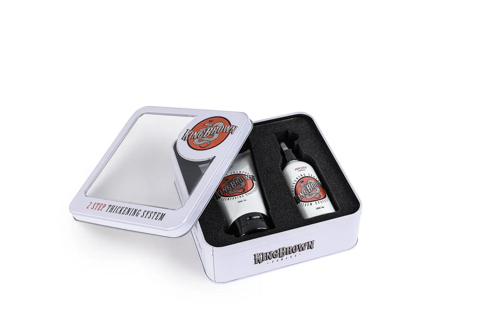 KING BROWN 2 Step Thickening System / 1 Month Supply 270ml