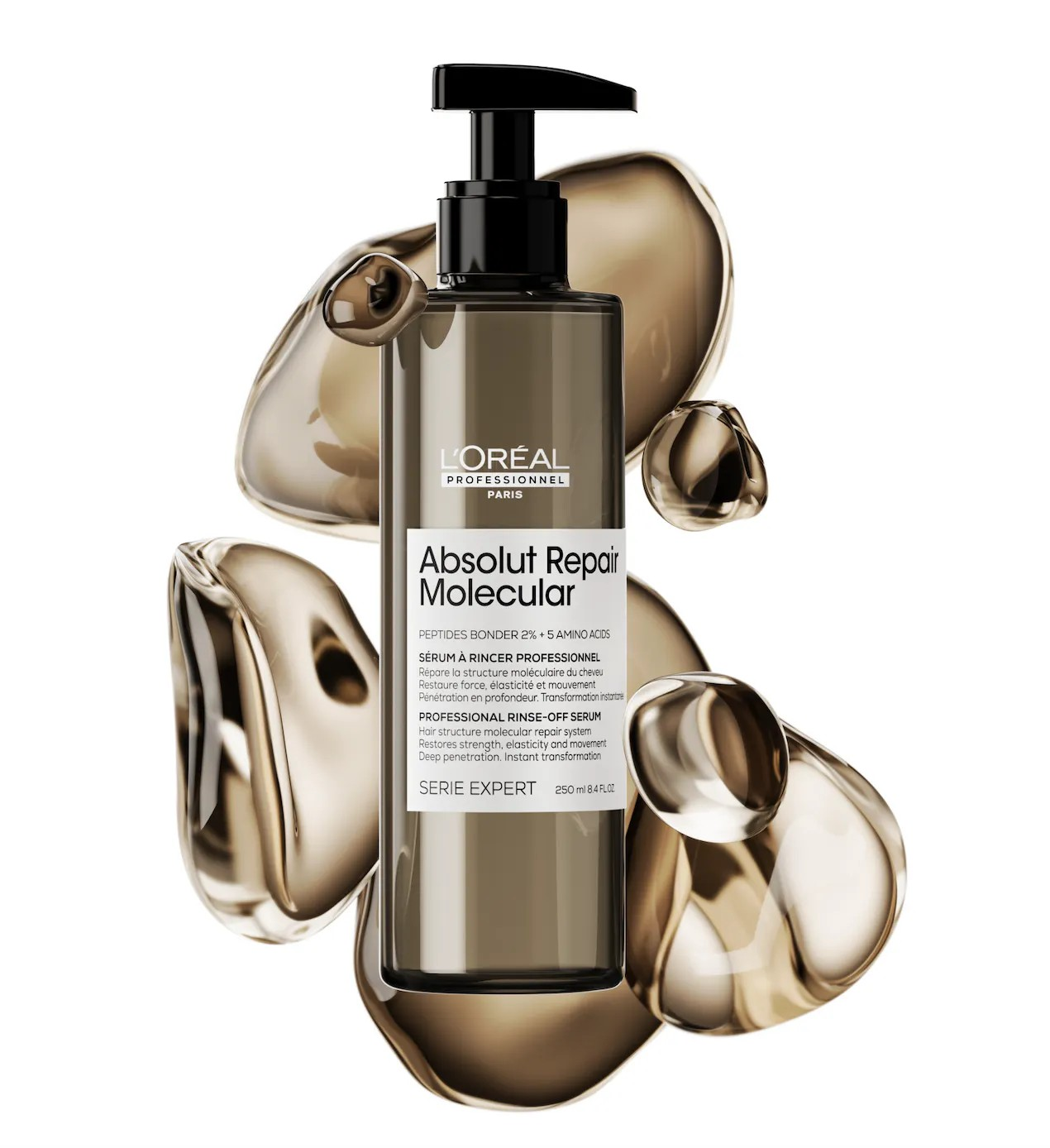 L'Oréal Professionnel Serie Expert Absolut Repair Molecular Liquid Rinse Off Serum 250ml - Salon Warehouse