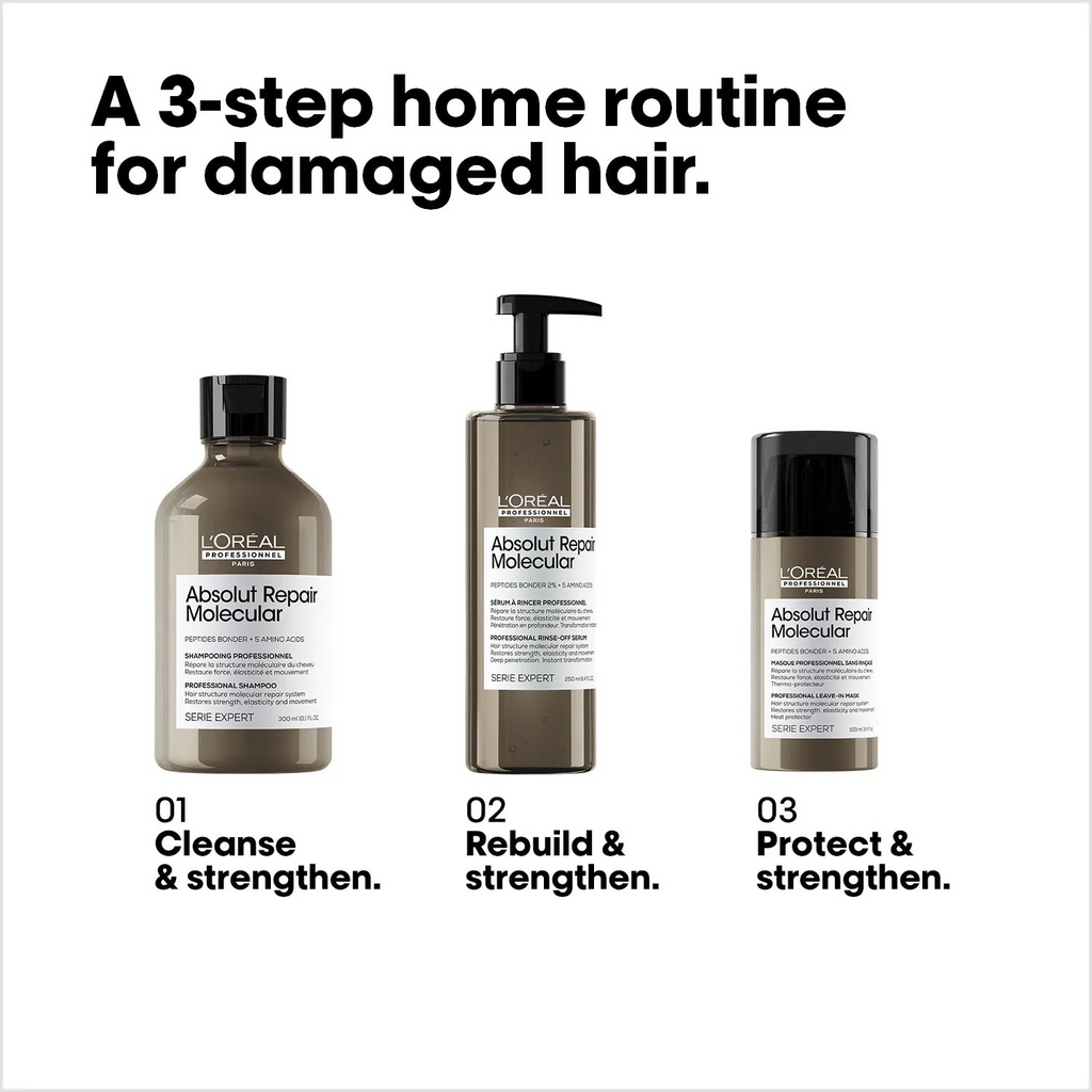 L'Oréal Professionnel Serie Expert Absolut Repair Molecular Liquid Rinse Off Serum 250ml - Salon Warehouse