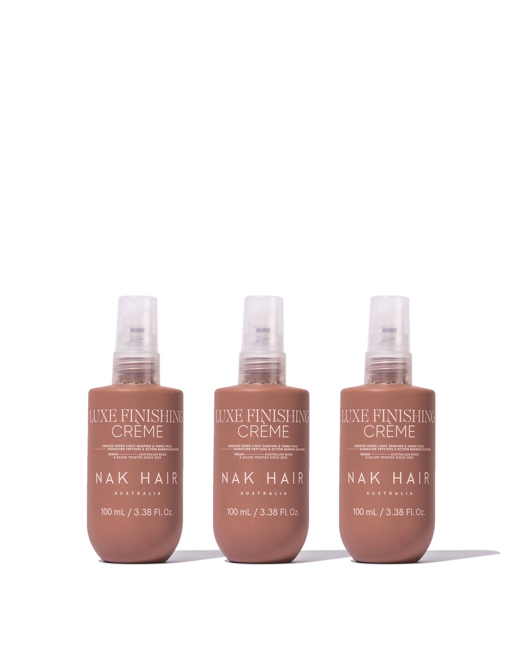 NAK Luxe Finishing Crème 100ml NEW Trio - Salon Warehouse