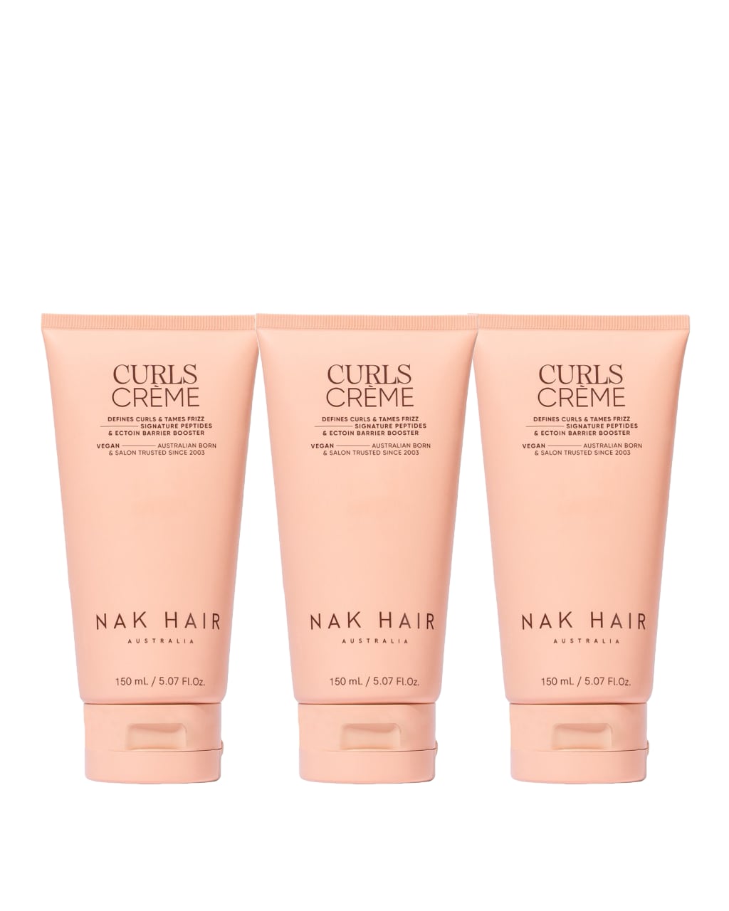 NAK Curls Crème 150ml NEW Trio - Salon Warehouse