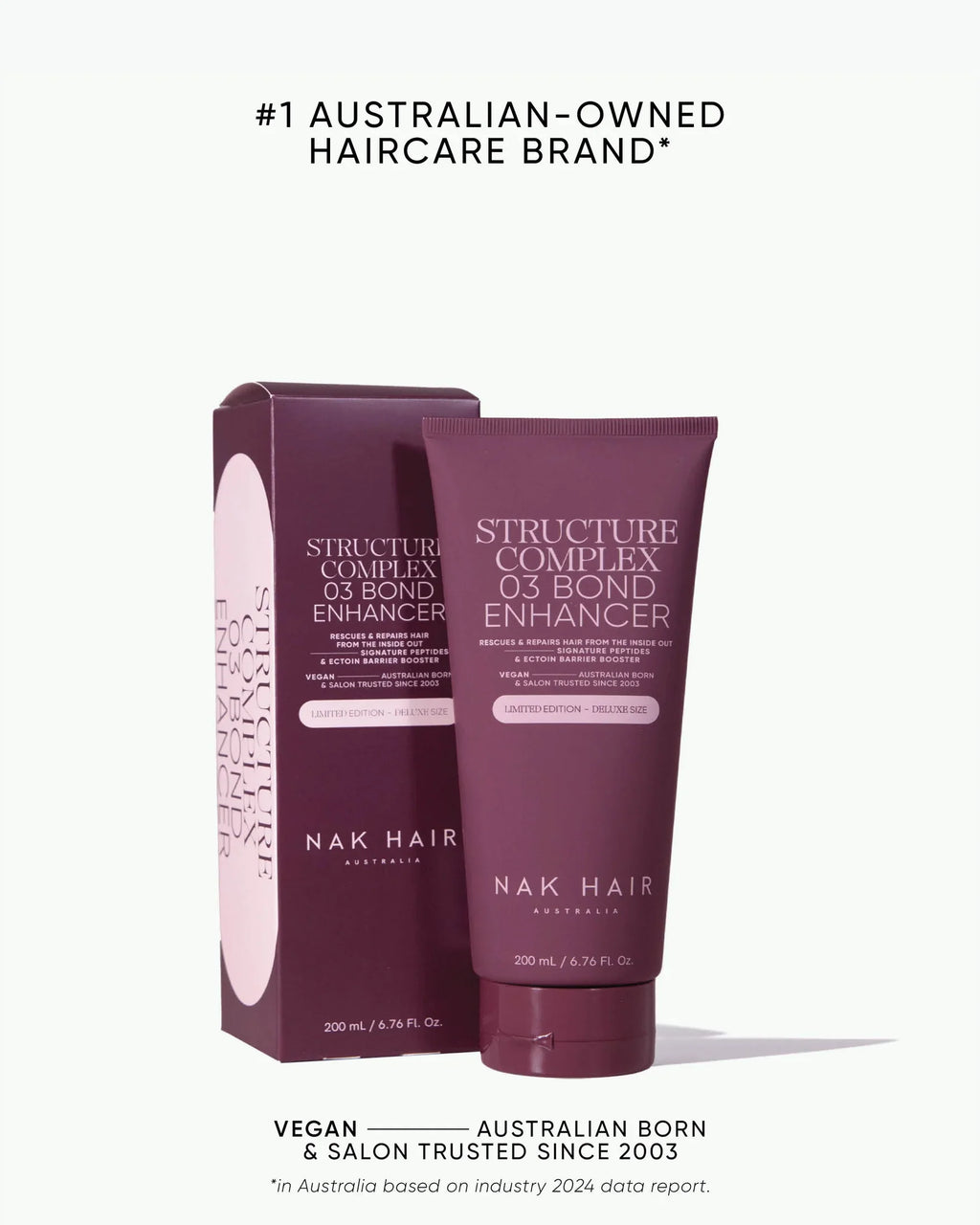 NAK Signature Structure Complex No.3 Bond Enhancer 200ml Deluxe Size