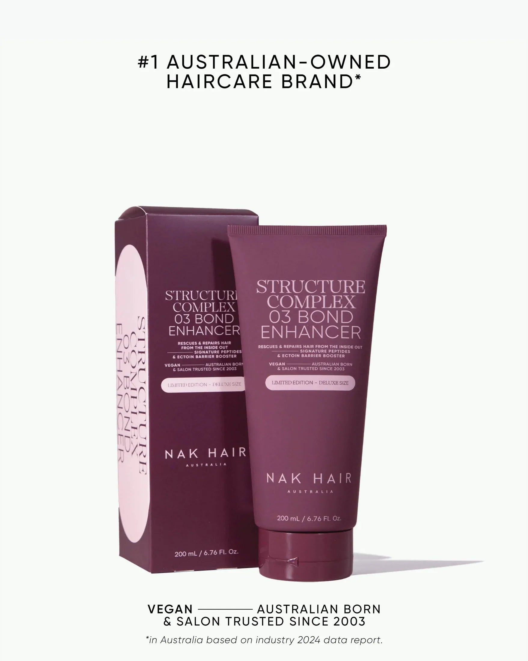 NAK Signature Structure Complex No.3 Bond Enhancer 200ml Deluxe Size
