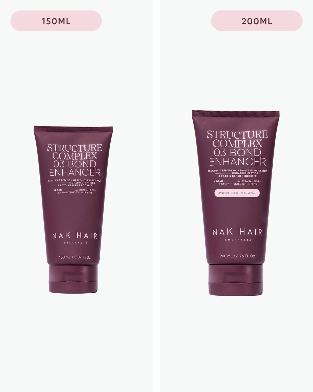 NAK Signature Structure Complex No.3 Bond Enhancer 200ml Deluxe Size