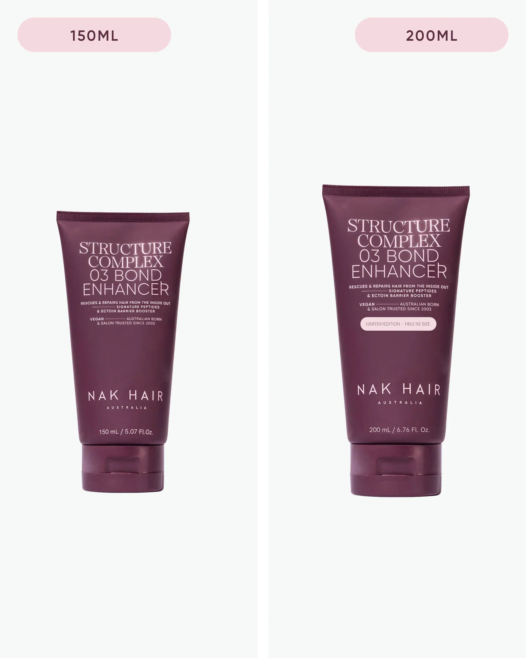 NAK Signature Structure Complex No.3 Bond Enhancer 200ml Deluxe Size