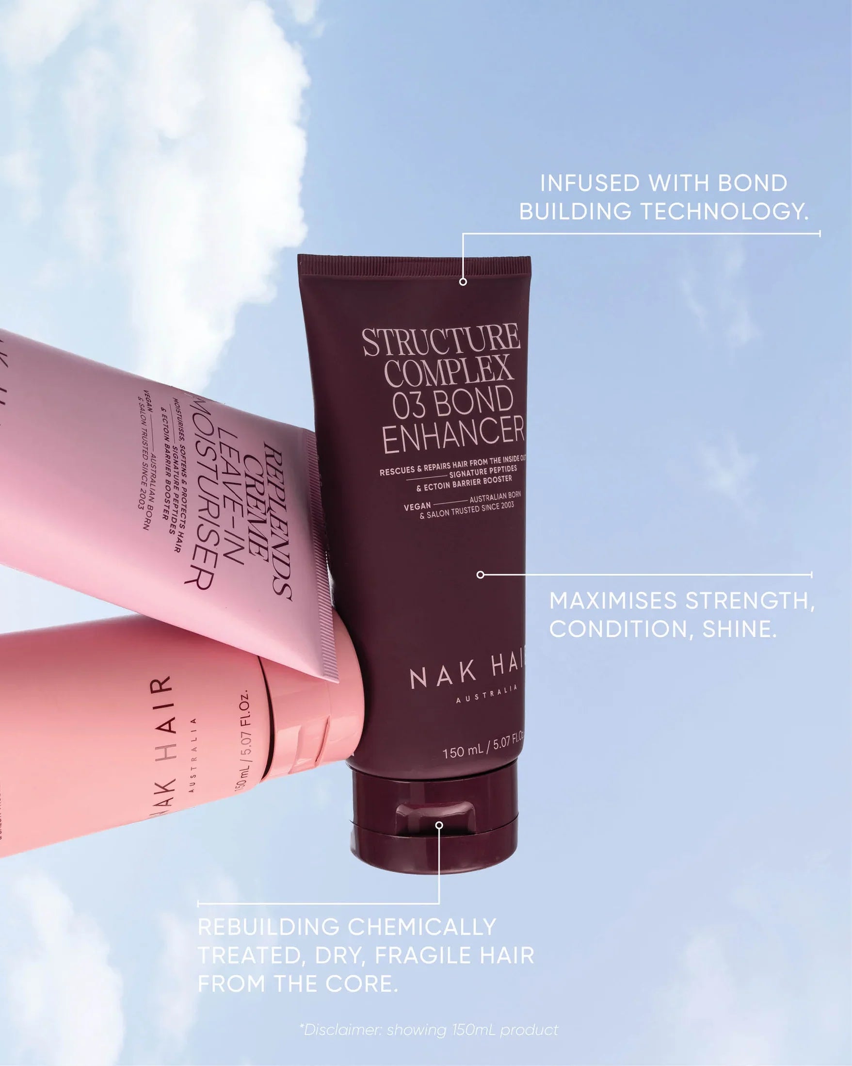 NAK Signature Structure Complex No.3 Bond Enhancer 200ml Deluxe Size