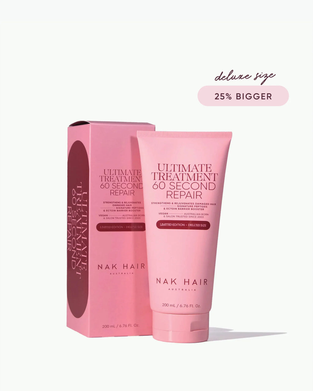 NAK Signature Ultimate Treatment 60 Second Repair 200ml Deluxe Size