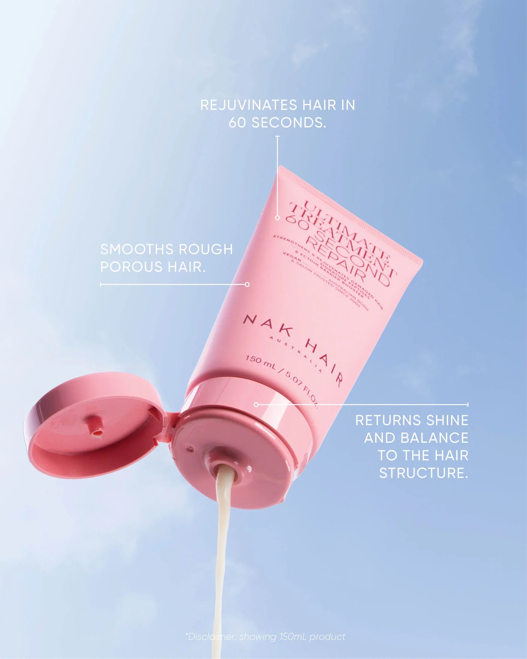 NAK Signature Ultimate Treatment 60 Second Repair 200ml Deluxe Size