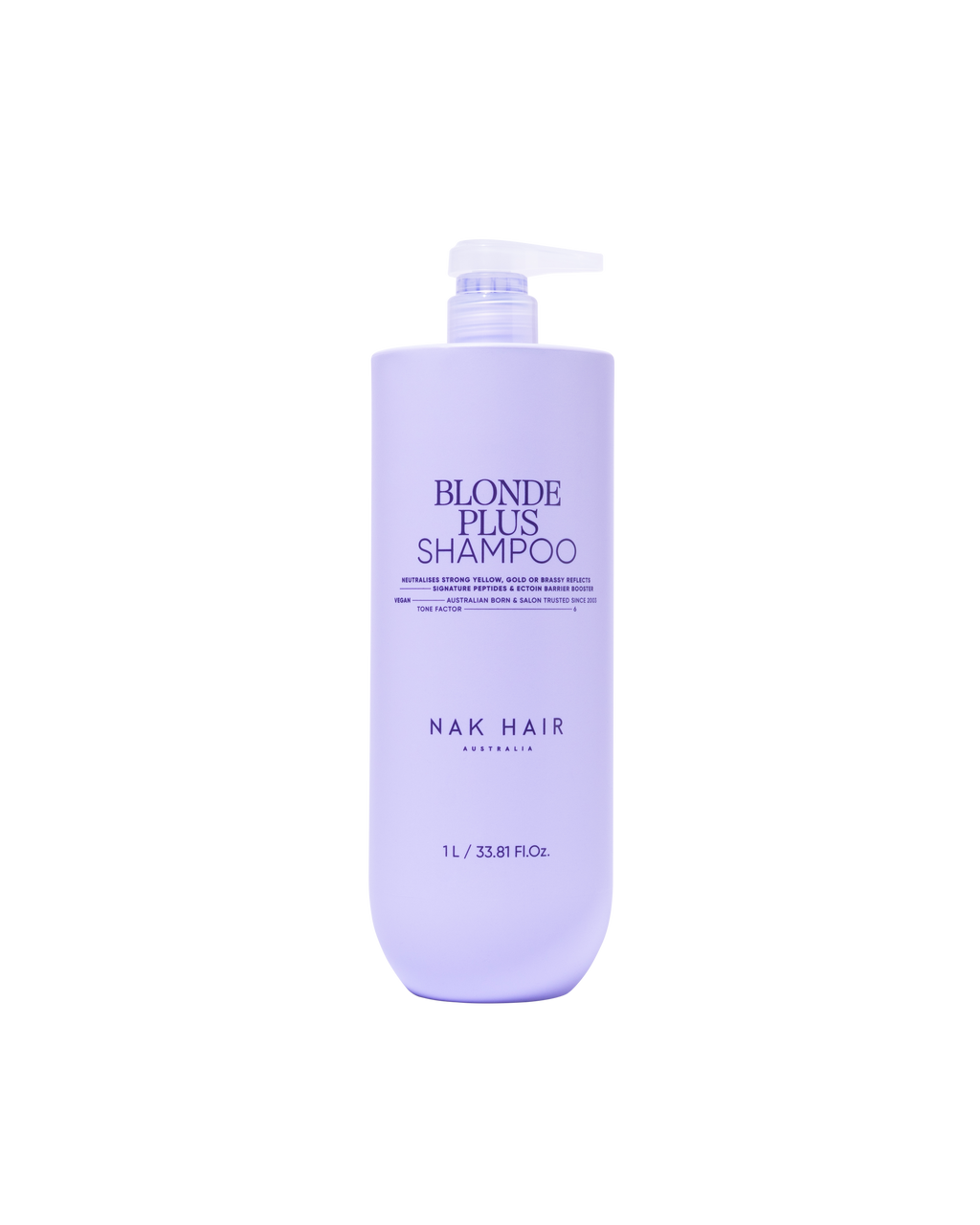 NAK Signature Blonde Plus Shampoo & Blonde Conditioner 1000ml Duo NEW