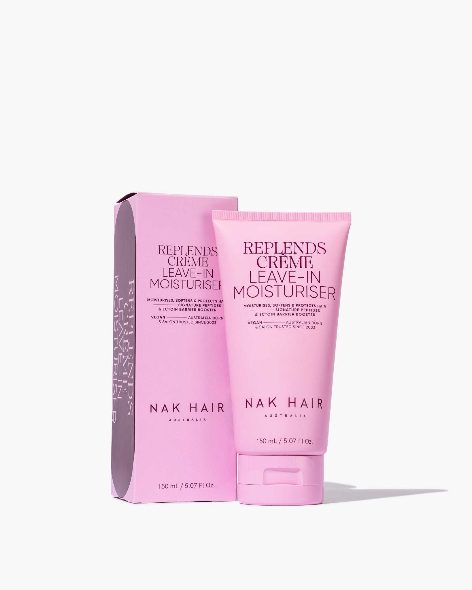NAK Replends Crème Leave in Moisturiser 150ml NEW - Salon Warehouse