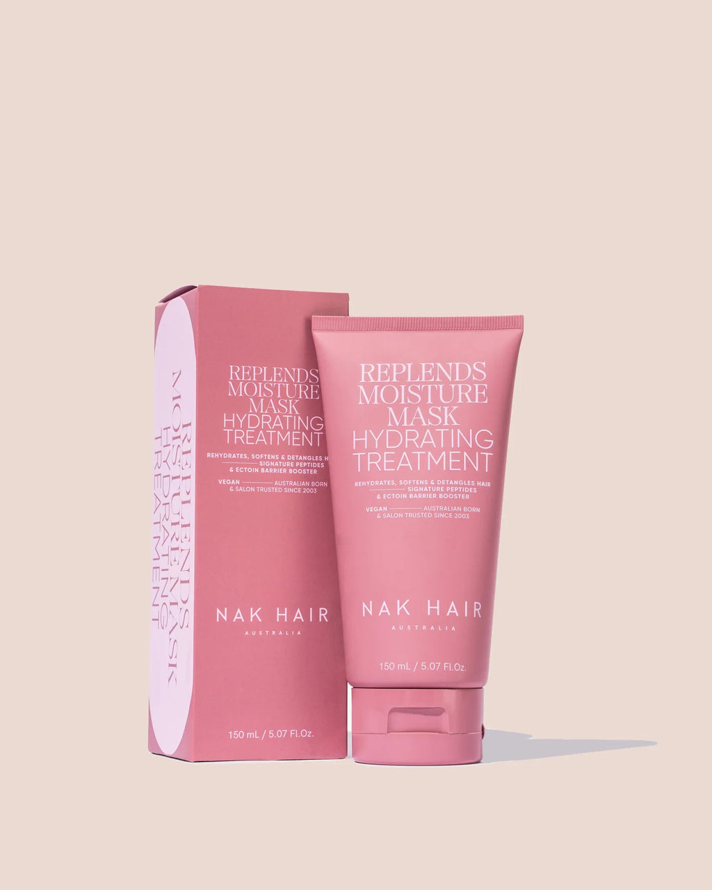 NAK Signature Replends Crème Leave in Moisturiser & Moisture Mask 150ml Duo NEW