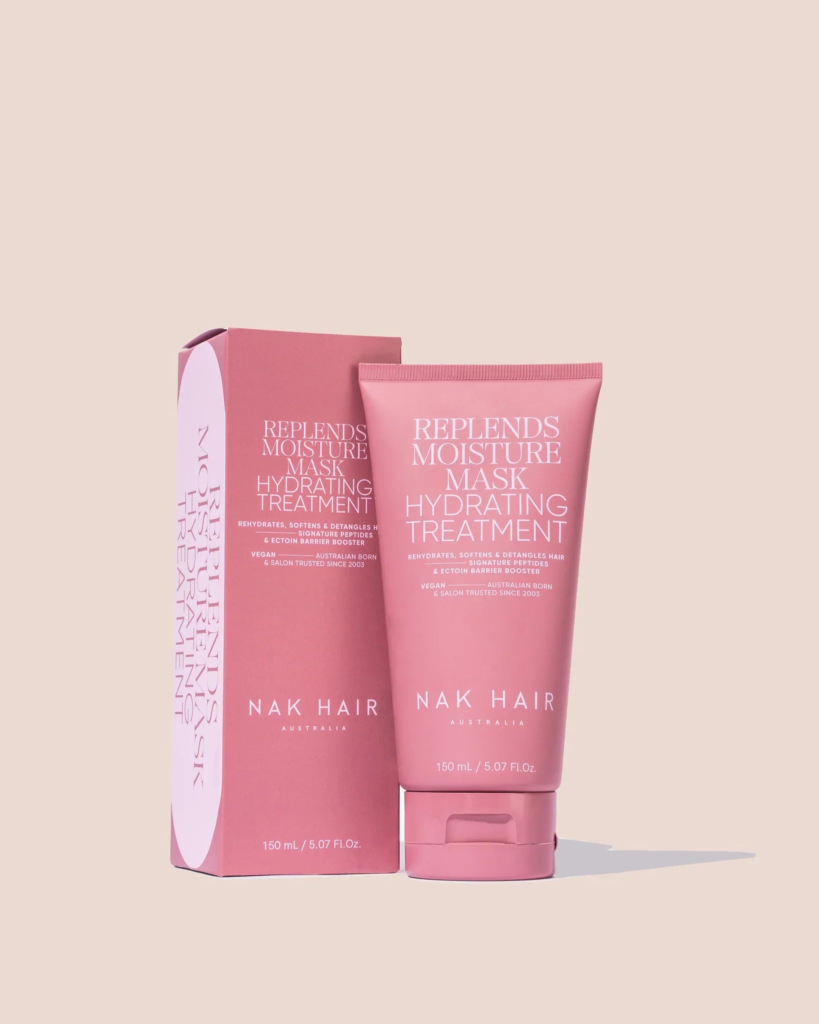 NAK Signature Replends Crème Leave in Moisturiser & Moisture Mask 150ml Duo NEW