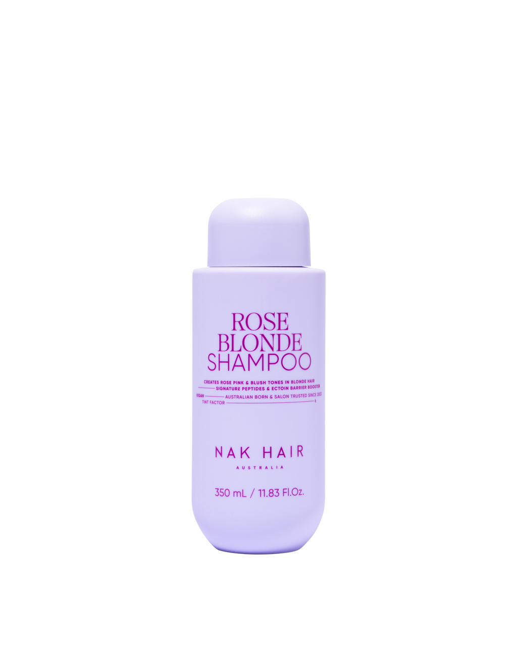 NAK Signature Rose Blonde Shampoo 350ml NEW - Salon Warehouse
