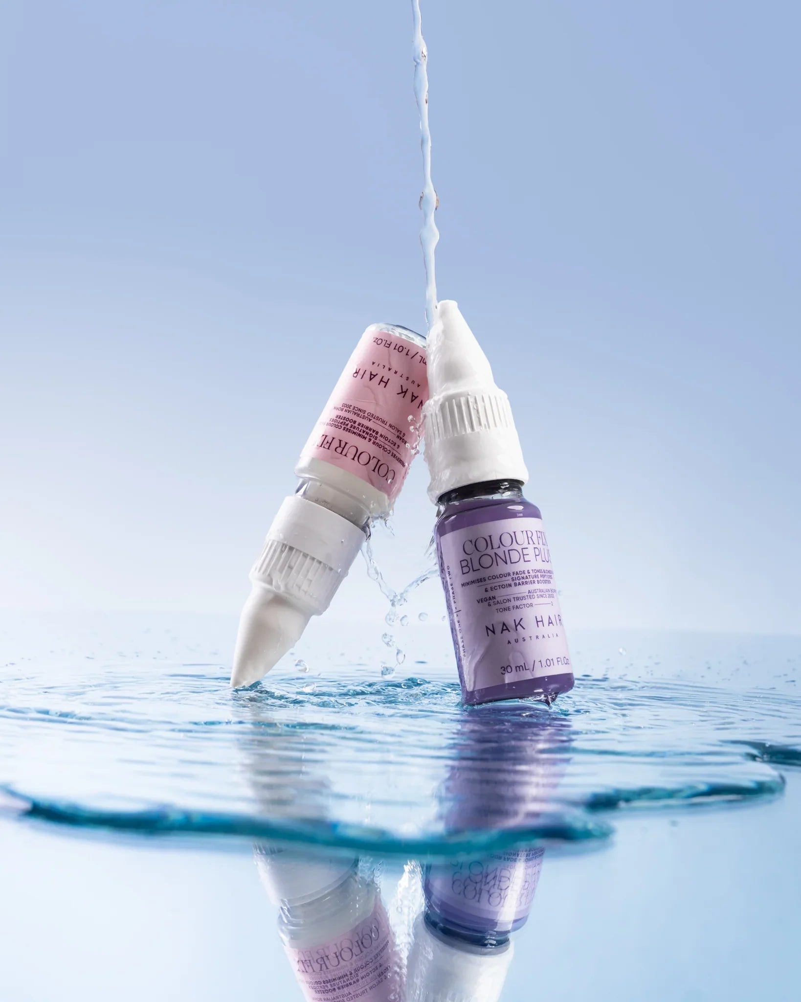 NAK Signature Colour Fix & Colour Fix Blonde Plus 30ml Duo NEW