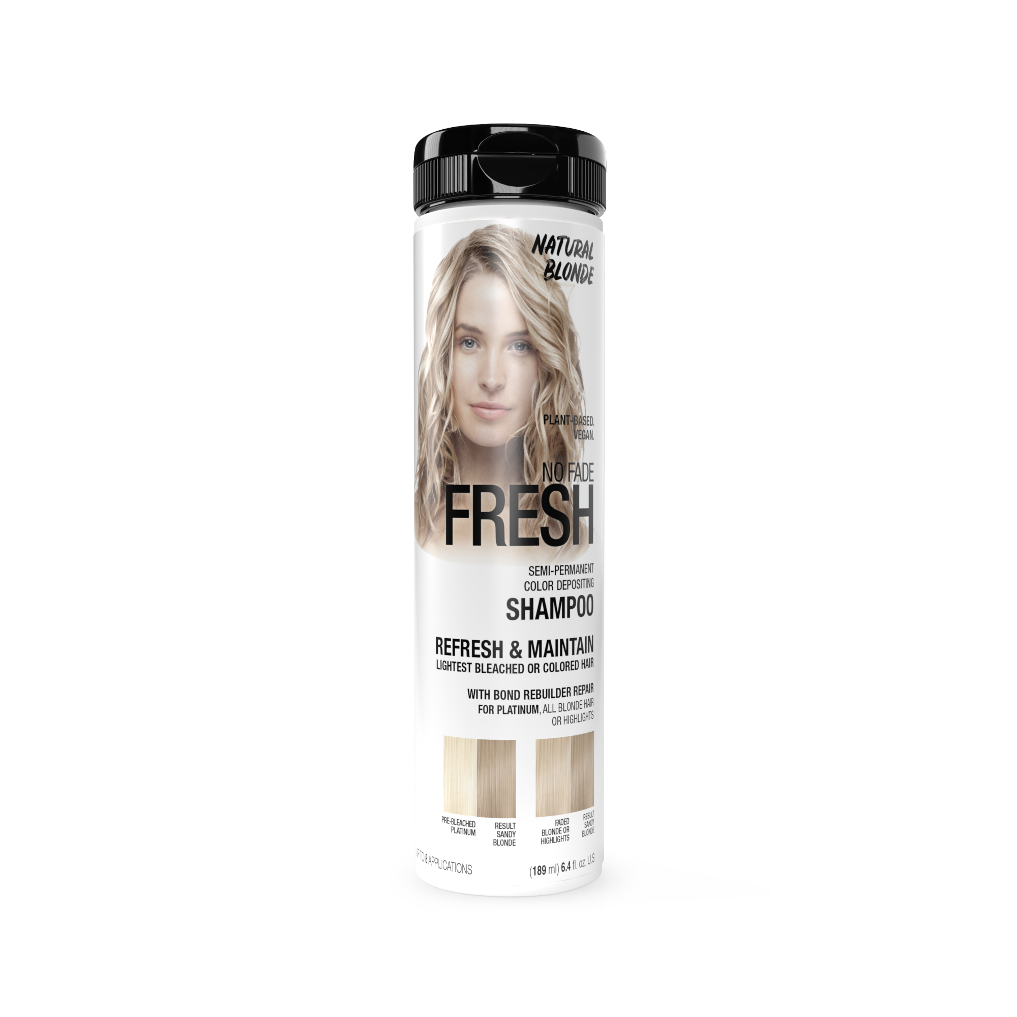 No Fade Fresh Semi Permanent Colour Depositing Shampoo Natural Blonde 189ml