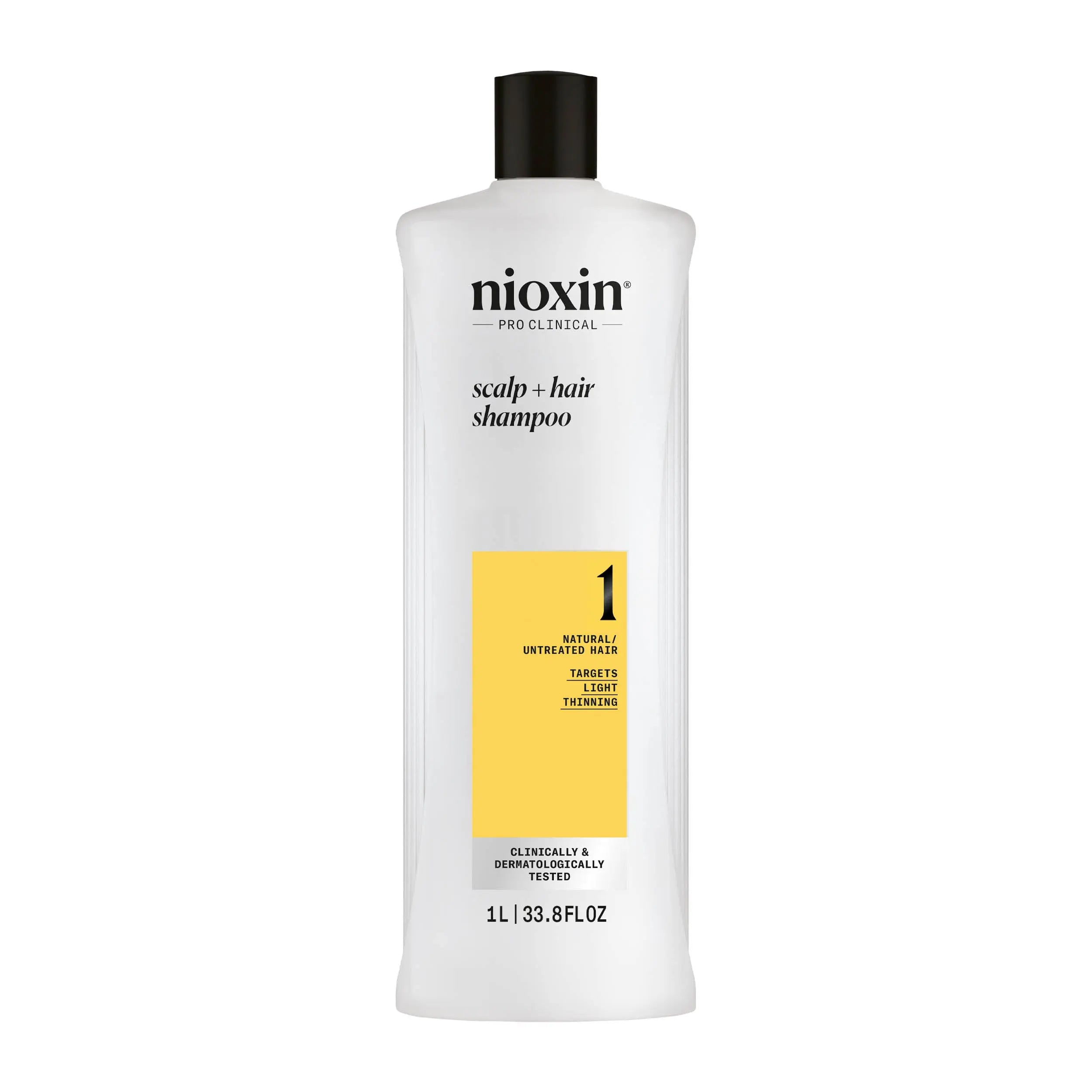 Nioxin PRO CLINICAL Scalp + Hair Thickening System 1 Shampoo & Conditioner 1000ml Duo - Salon Warehouse