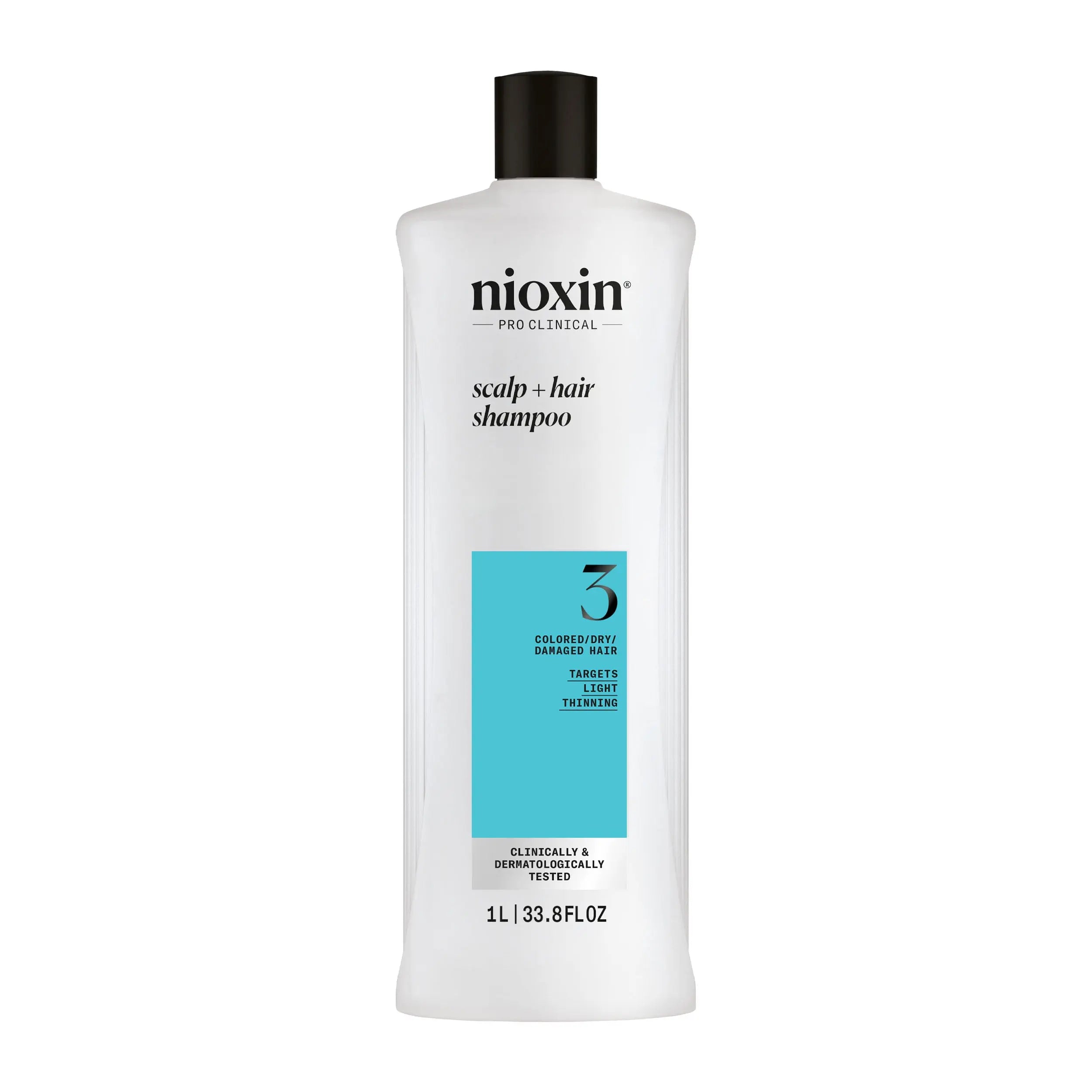 Nioxin PRO CLINICAL Scalp + Hair Thickening System 3 Shampoo & Conditioner 1000ml Duo - Salon Warehouse