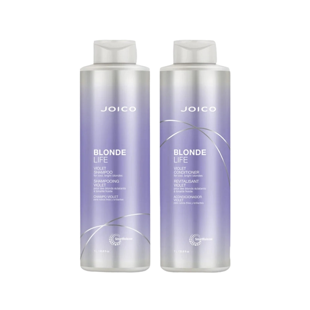 Joico Blonde Life Violet Shampoo and Conditioner 1000ml Duo - Salon Warehouse