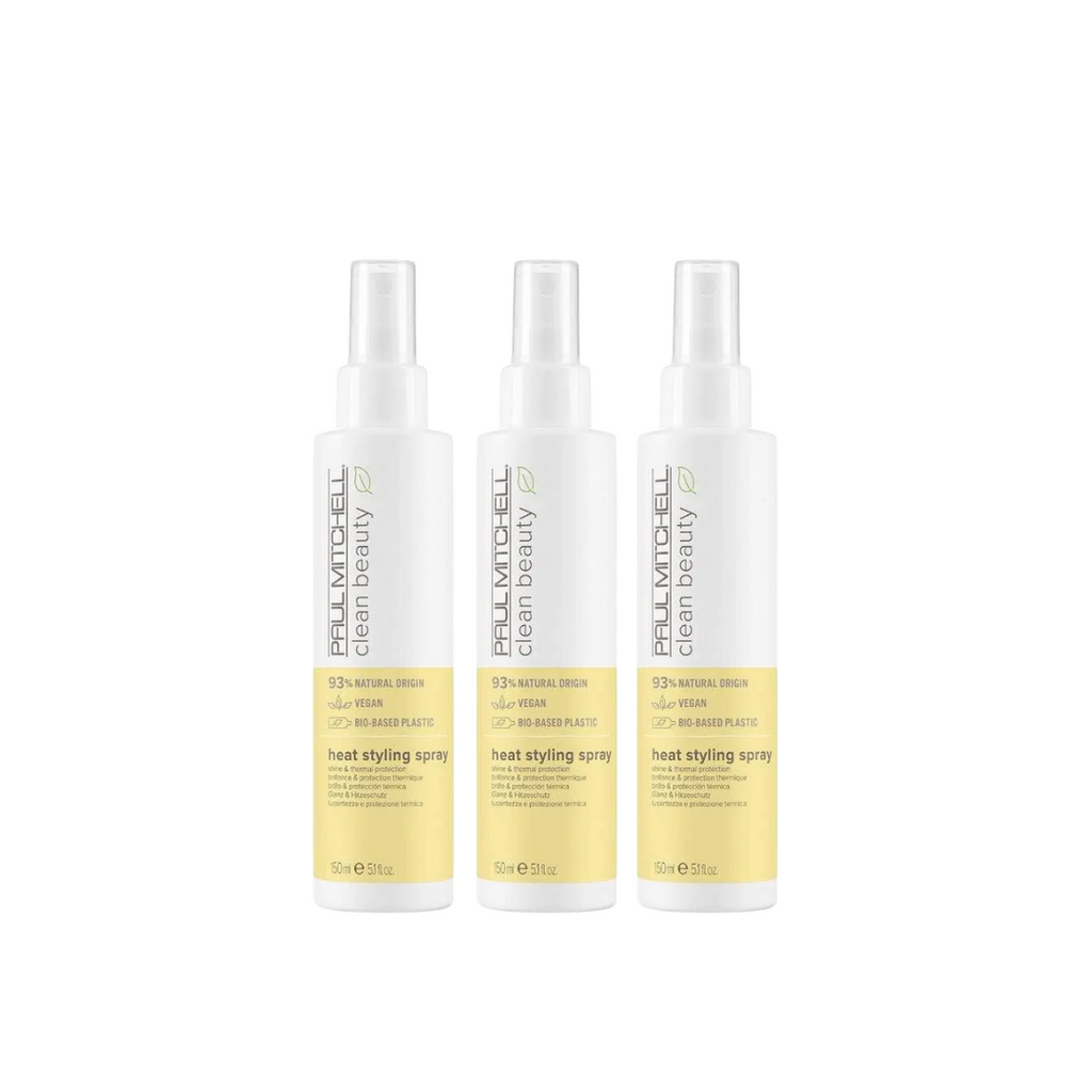 Clean Beauty By Paul Mitchell Heat Styling Spray 150ml Trio