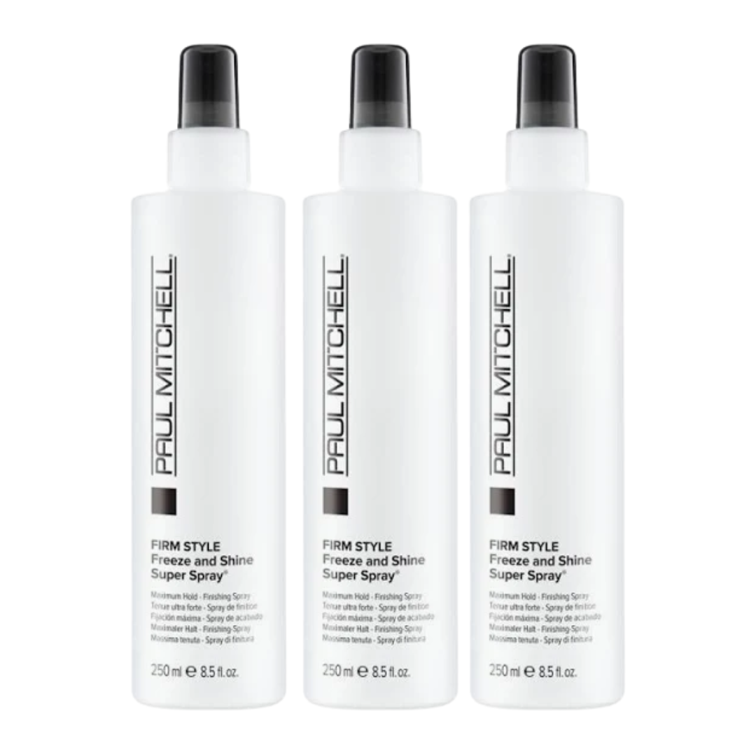 Paul Mitchell Freeze and Shine Super Spray 250ml Trio