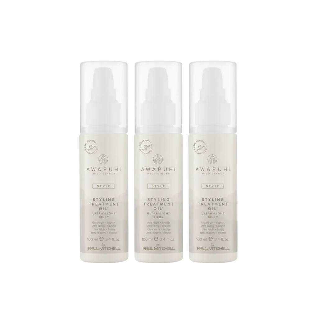 Paul Mitchell Awapuhi Wild Ginger Styling Treatment Oil 100ml Trio