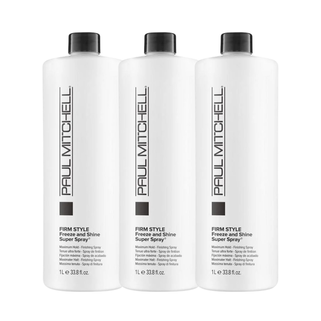 Paul Mitchell Freeze and Shine Super Spray 1000ml Trio