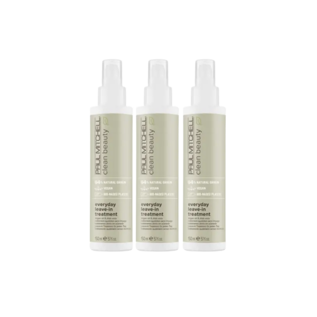 Clean Beauty By Paul Mitchell Everyday Leave-In Treatment 150ml Trio
