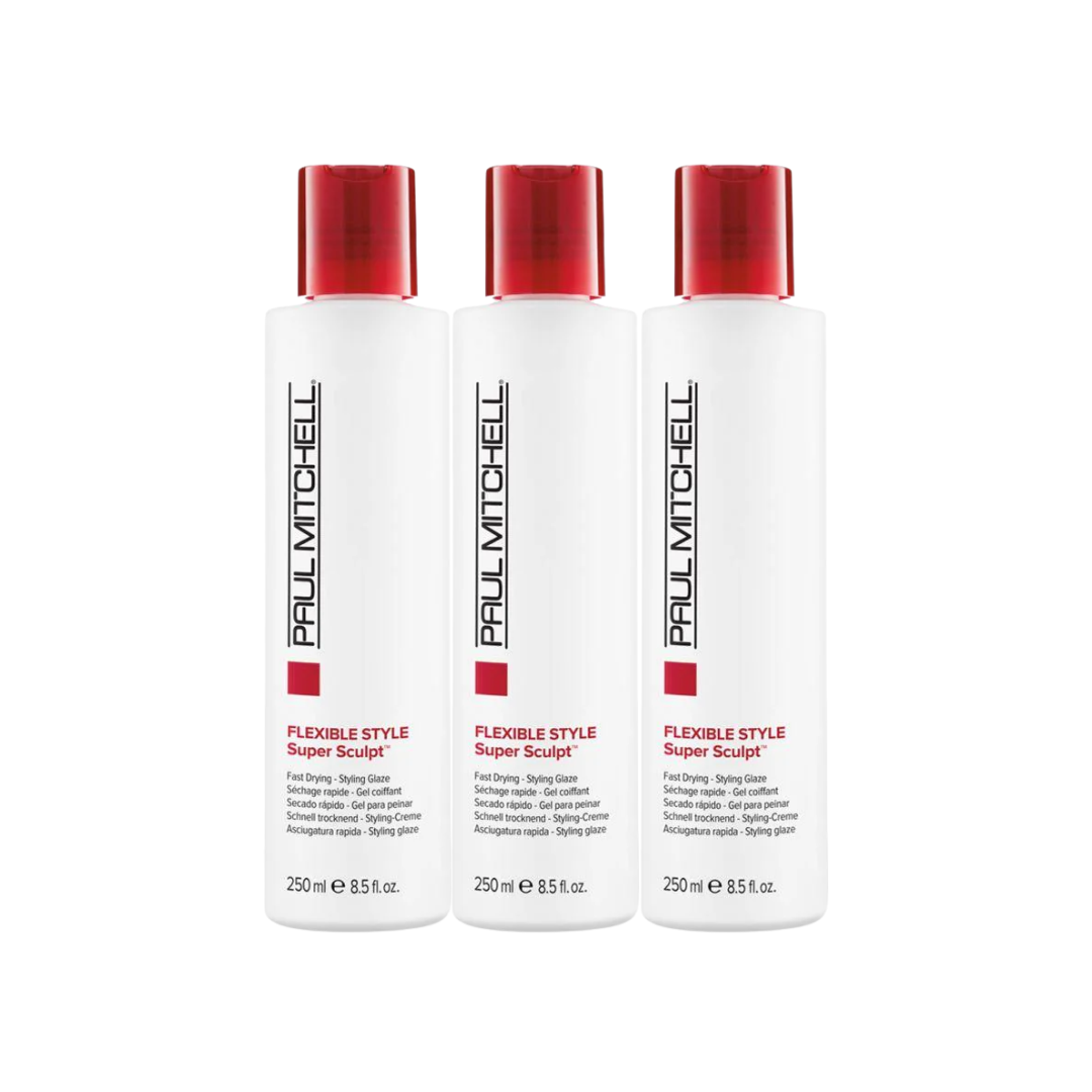 Paul Mitchell Super Sculpt Styling Glaze 250ml Trio