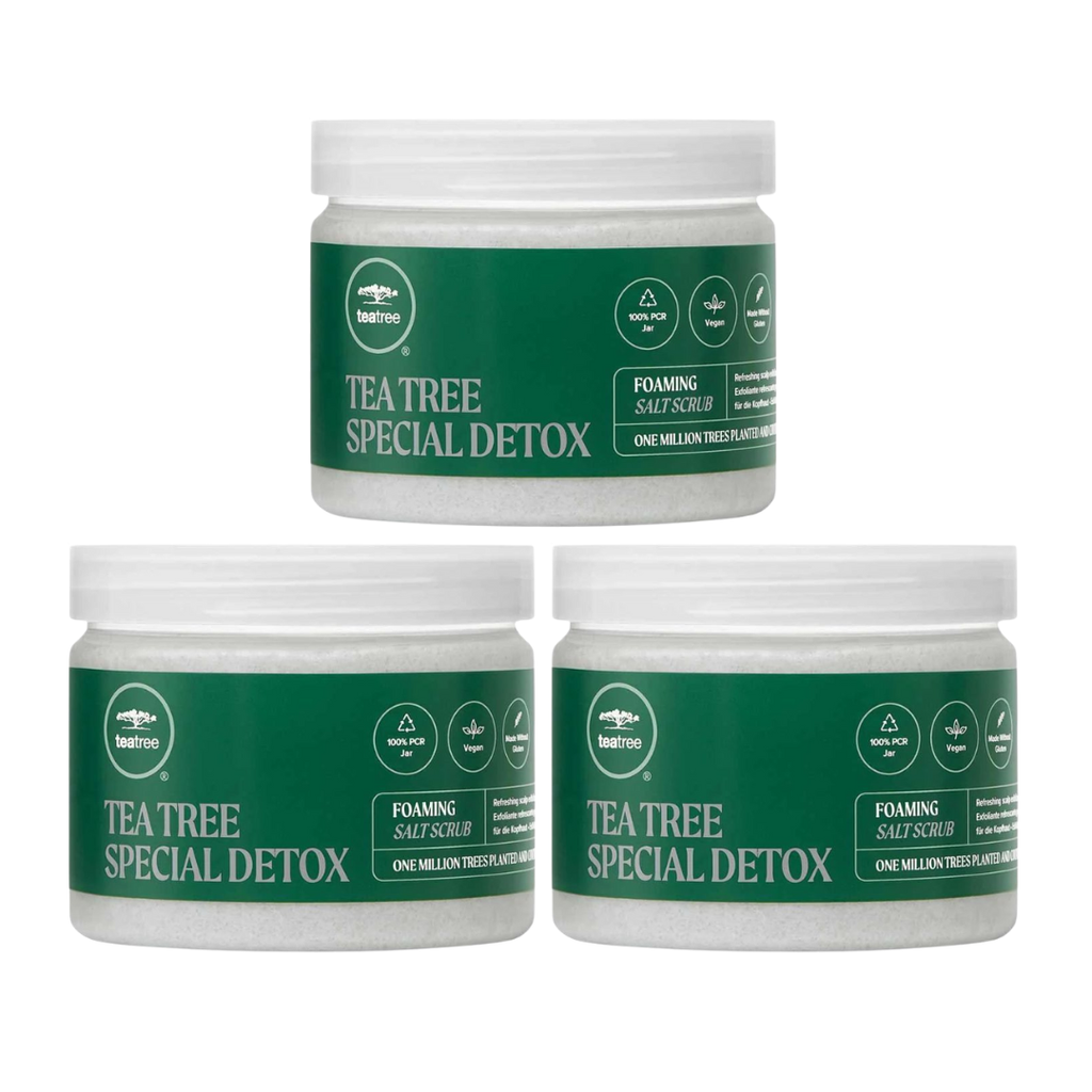 Paul Mitchell Tea Tree Special Detox Foaming Salt Scrub 184g Trio NEW