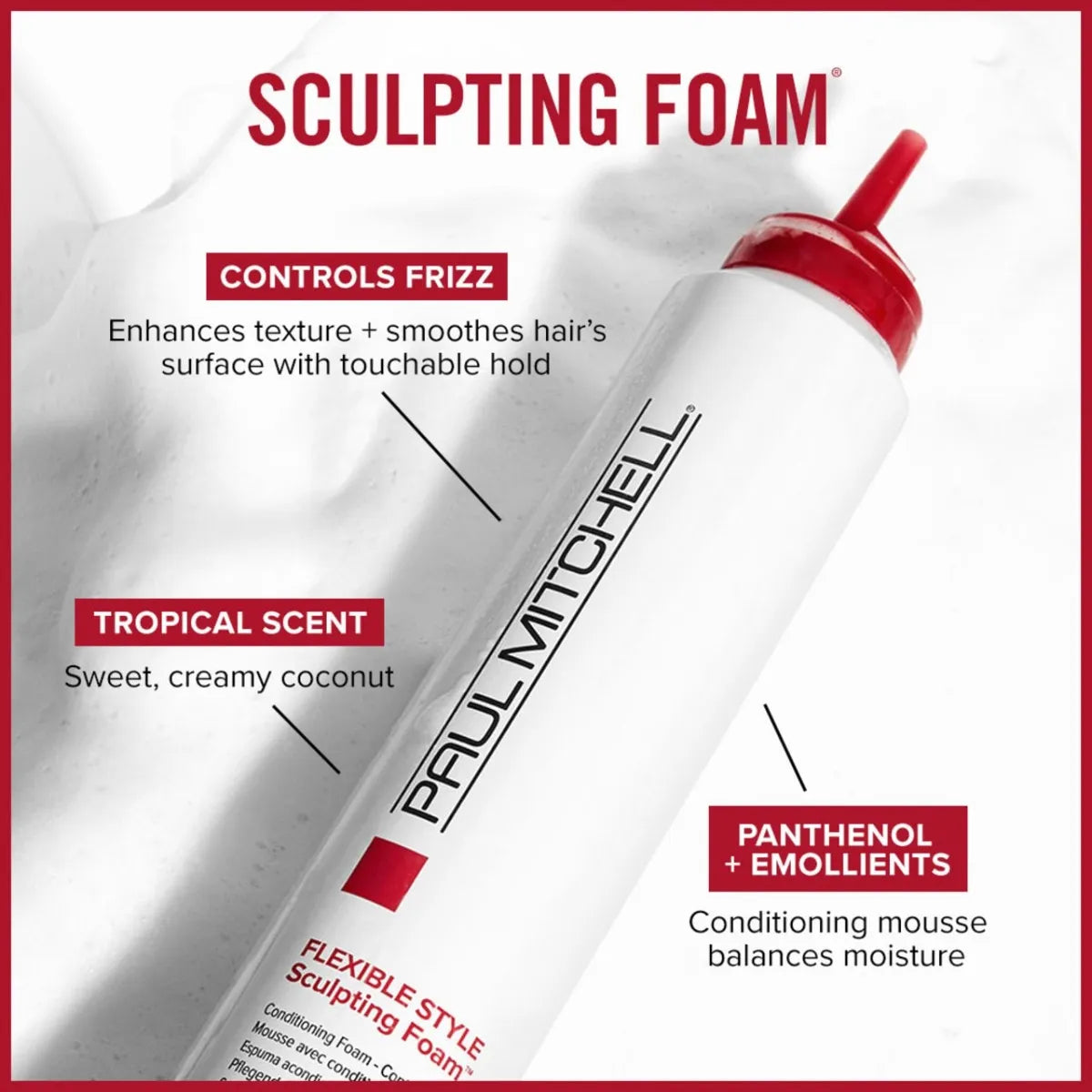 Paul Mitchell Flexible Style Hair Sculpting Foam 200ml