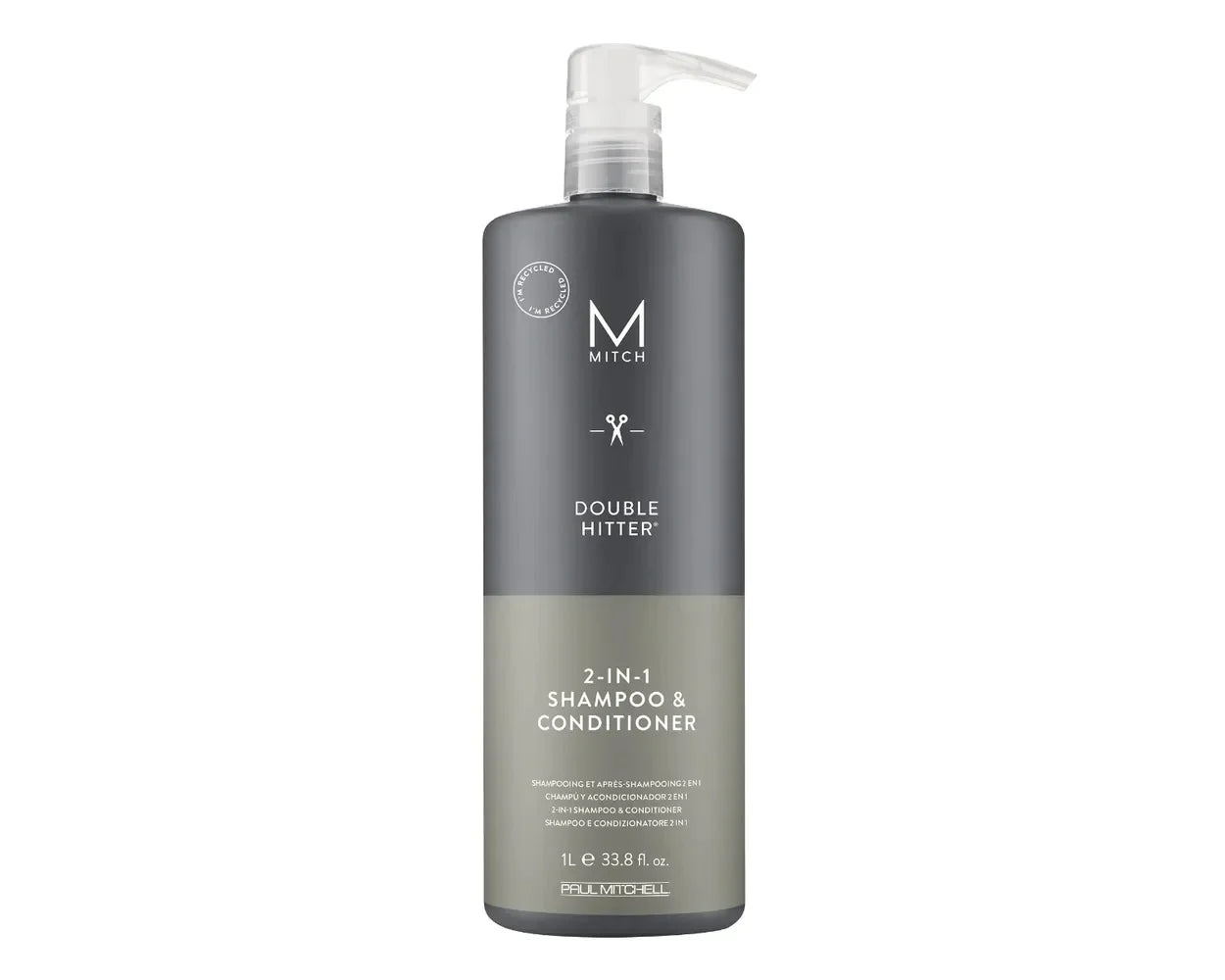 Paul Mitchell Mitch Double Hitter Shampoo & Conditioner 2-in-1 1000ml