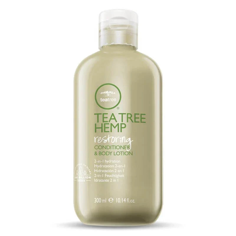 Paul Mitchell Tea Tree Hemp Restoring Conditioner and Body Lotion 300ml