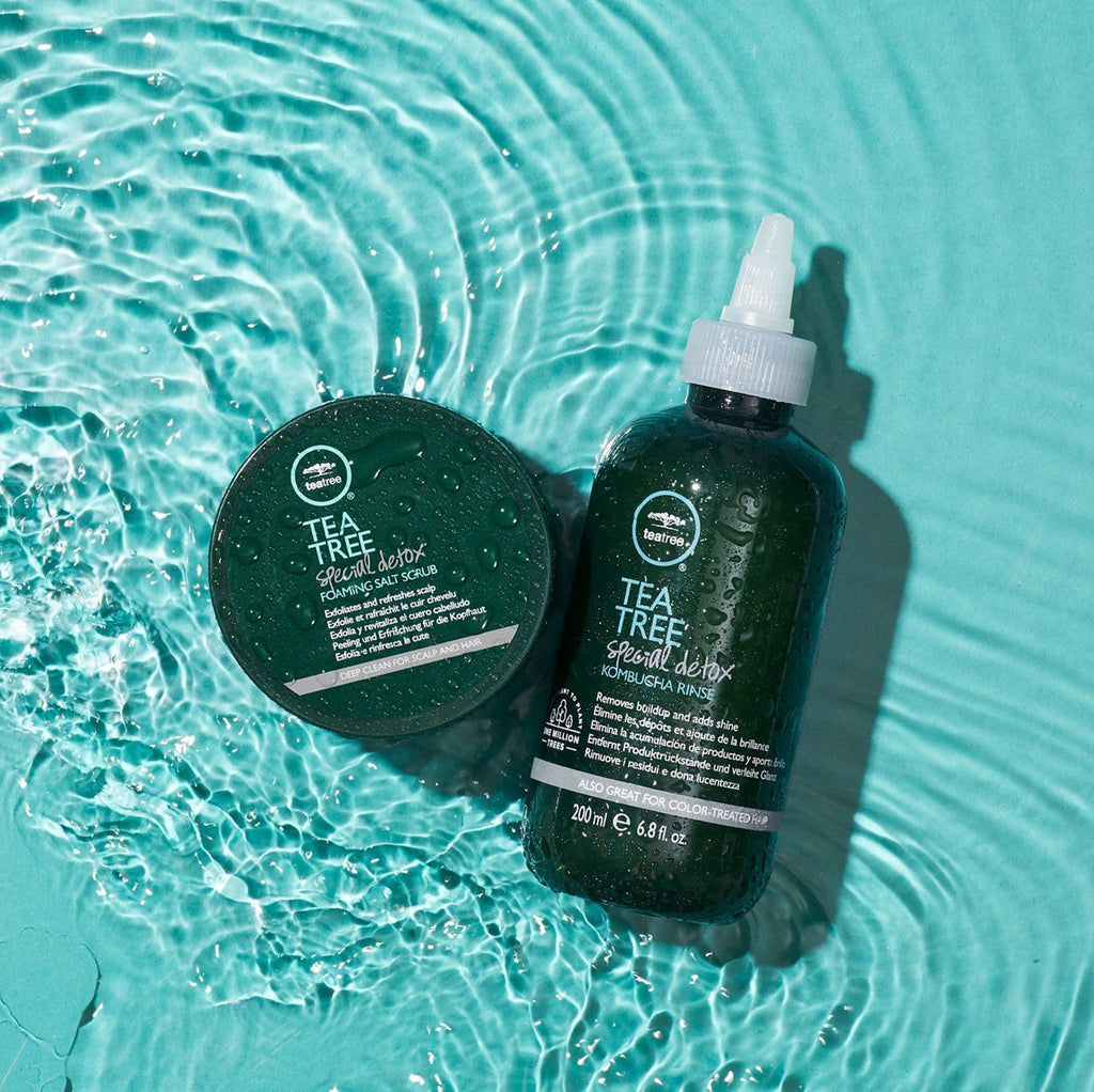Paul Mitchell Tea Tree Special Detox Salt Scrub & Kombucha Rinse Gift Set