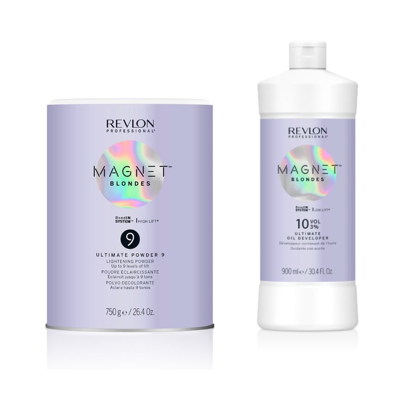 Revlon Professional Magnet Blondes 9 Powder 750g + Oil Developer 10 Vol 6% 900ml Duo - Salon Warehouse