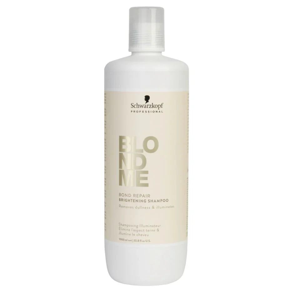 Schwarzkopf Professional Blondme Bond Repair Brightening Shampoo 1000ml - Salon Warehouse 