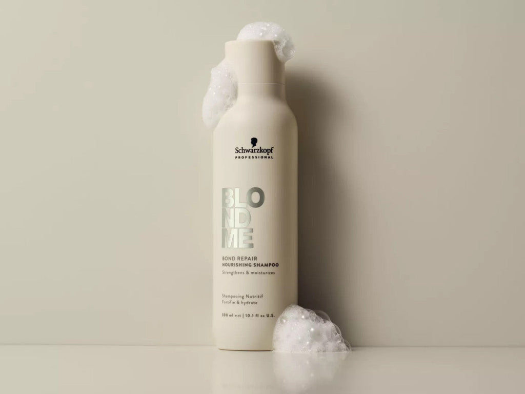 Schwarzkopf Professional BlondMe Bond Repair Nourishing Shampoo & Conditioner 300ml Duo - Salon Warehouse 