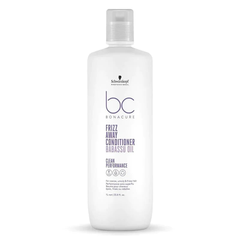 Schwarzkopf Professional BC Bonacure Clean Performance Frizz Away Conditioner 1000ml - Salon Warehouse