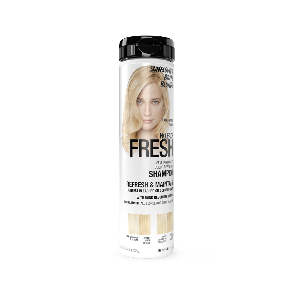 No Fade Fresh Semi Permanent Colour Depositing Shampoo Sunflower Brite Blonde 189ml