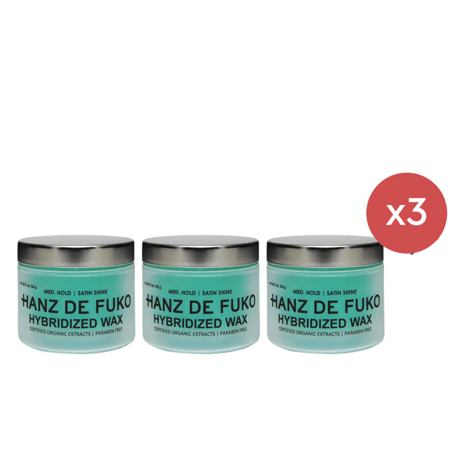 Hanz De Fuko Hybridized Wax 56g Trio - Salon Warehouse