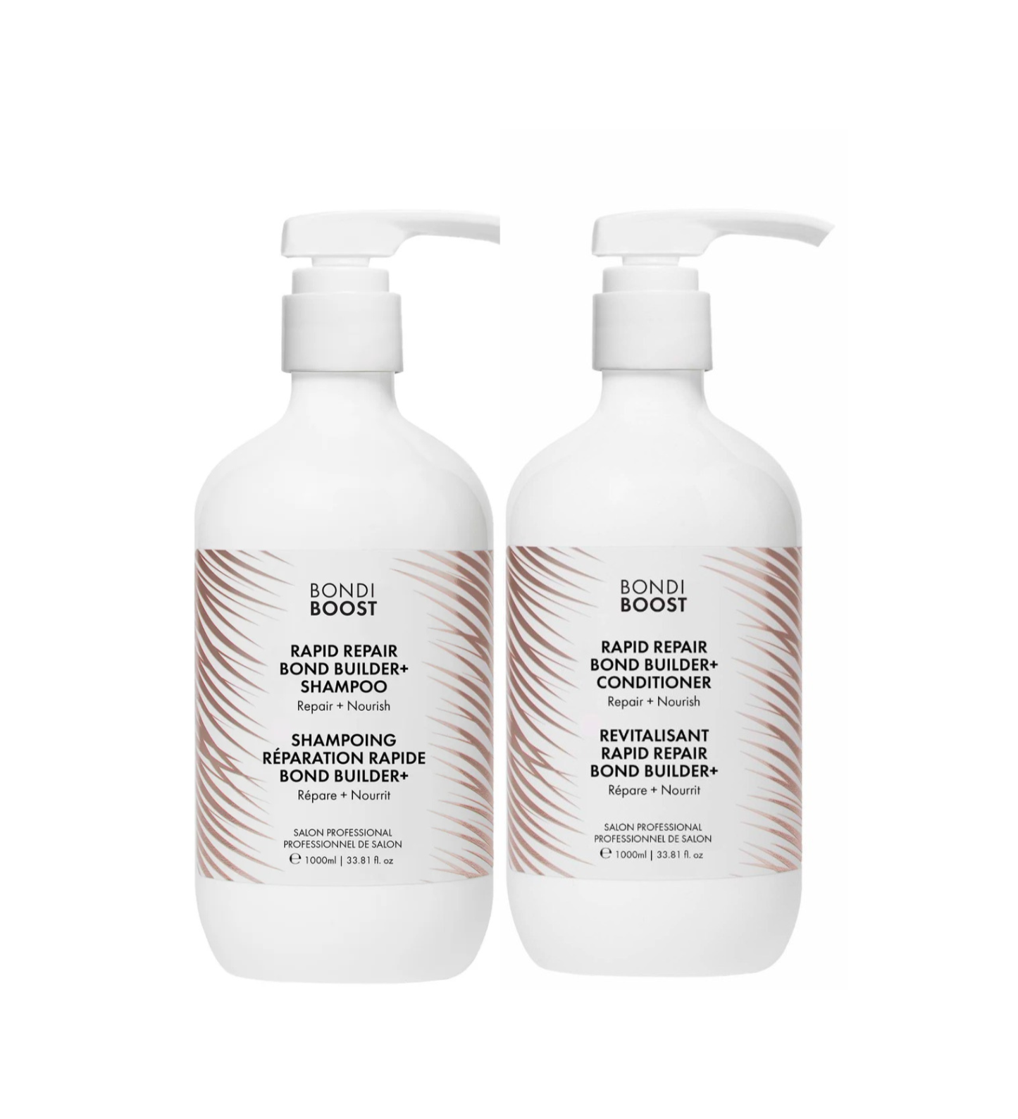 Bondi Boost Rapid Repair Bond Builder Shampoo & Conditioner 1000ml Duo - Salon Warehouse