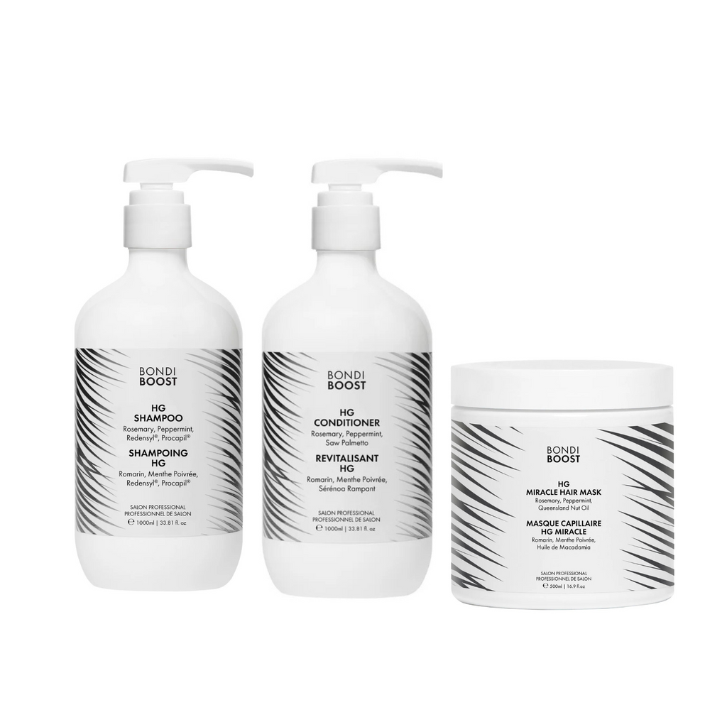 Bondi Boost HG Shampoo, Conditioner 1000ml & Mask 500ml Trio - Salon Warehouse
