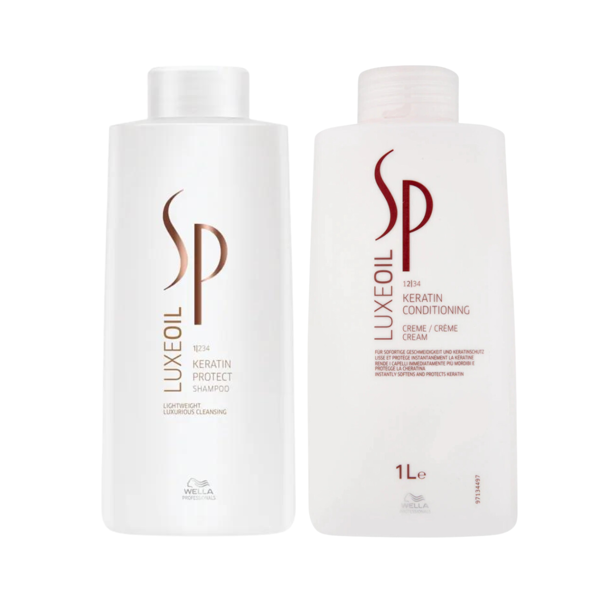 Wella SP LuxeOil Keratin Protect Shampoo & Conditioner 1000ml Duo - Salon Warehouse