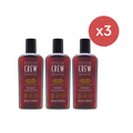American Crew Daily Deep Moisturising Shampoo 250ml Trio - Salon Warehouse