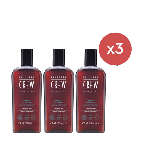 American Crew Detox Shampoo 250ml Trio - Salon Warehouse