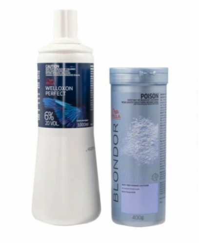 Wella Blondor Lightening Powder (400g) And 6% Developer - Salon Warehouse