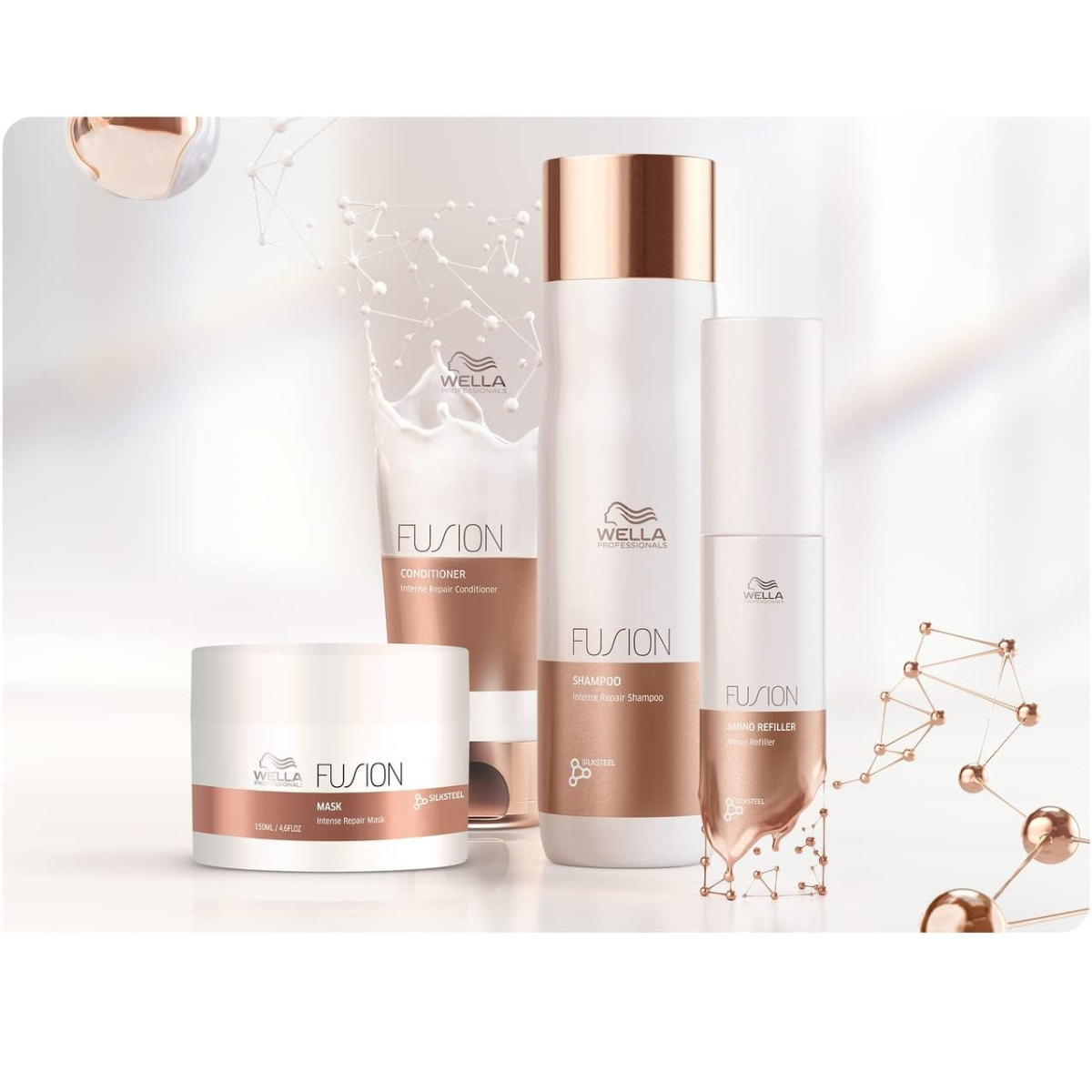 Wella Fusion Intense Repair Shampoo 1000ml - Salon Warehouse