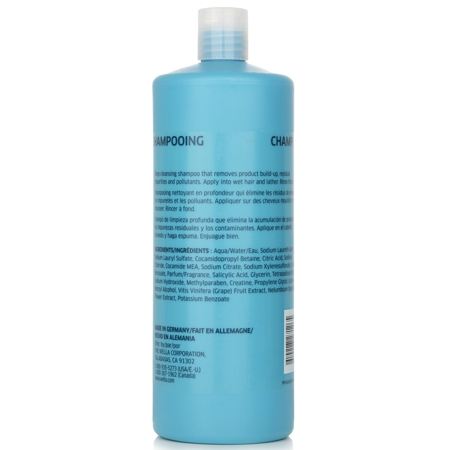 Wella Invigo Balance Aqua Pure Purifying Shampoo 1000ml