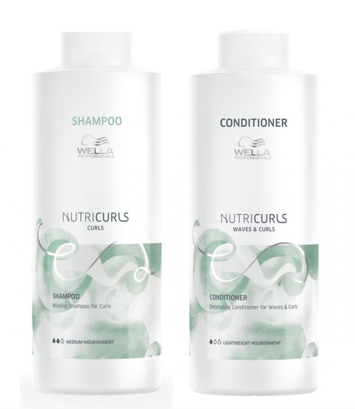 Wella Nutricurls Shampoo & Conditioner Duo 1000ml